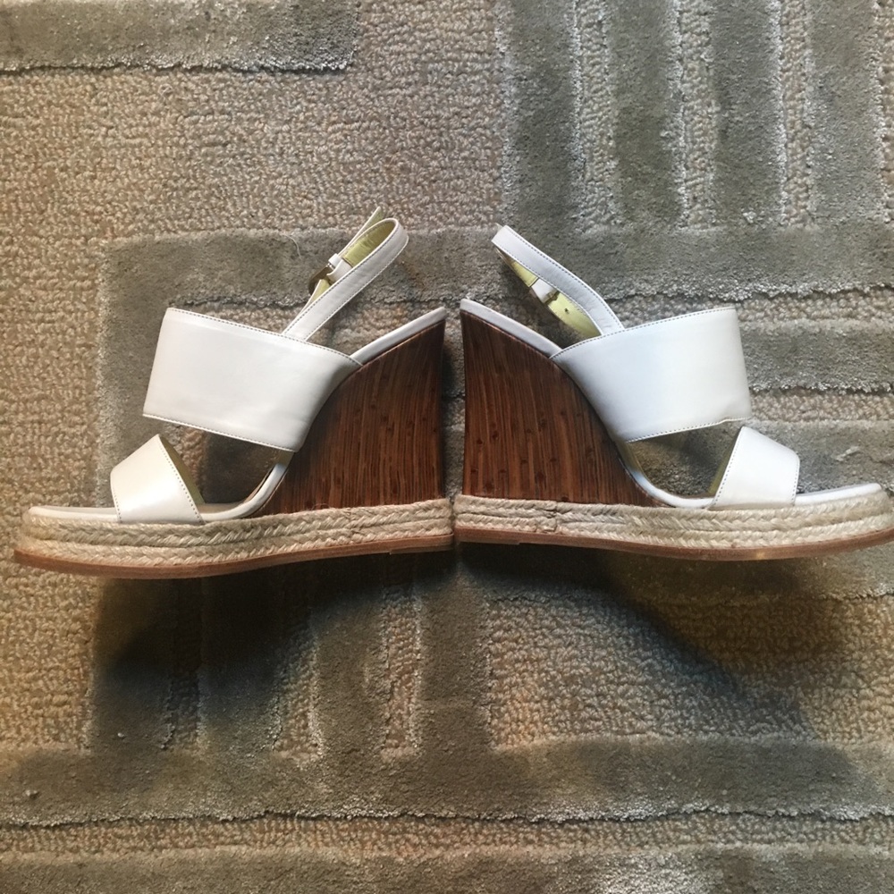 POLLINI - Bamboo Strappy Platform Leather sandal - Picture 2 of 5